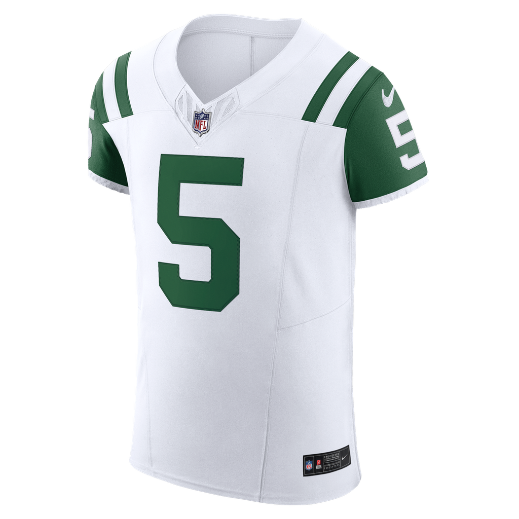 Garrett Wilson New York Jets Classic Alternate Vapor F.U.S.E. Elite Jersey - White