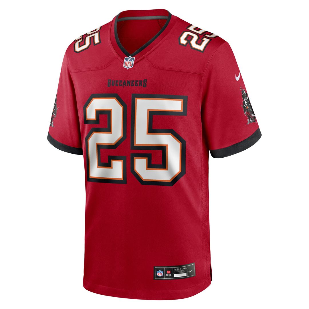 Jacob Parrish Tampa Bay Buccaneers Team Game Jersey - Red