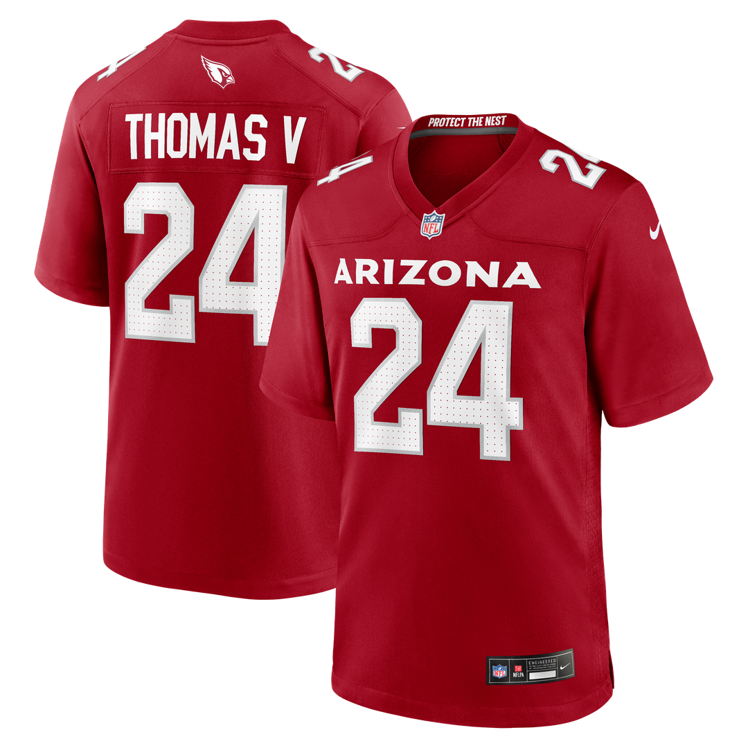 Starling Thomas V Arizona Cardinals Team Game Jersey - Cardinal