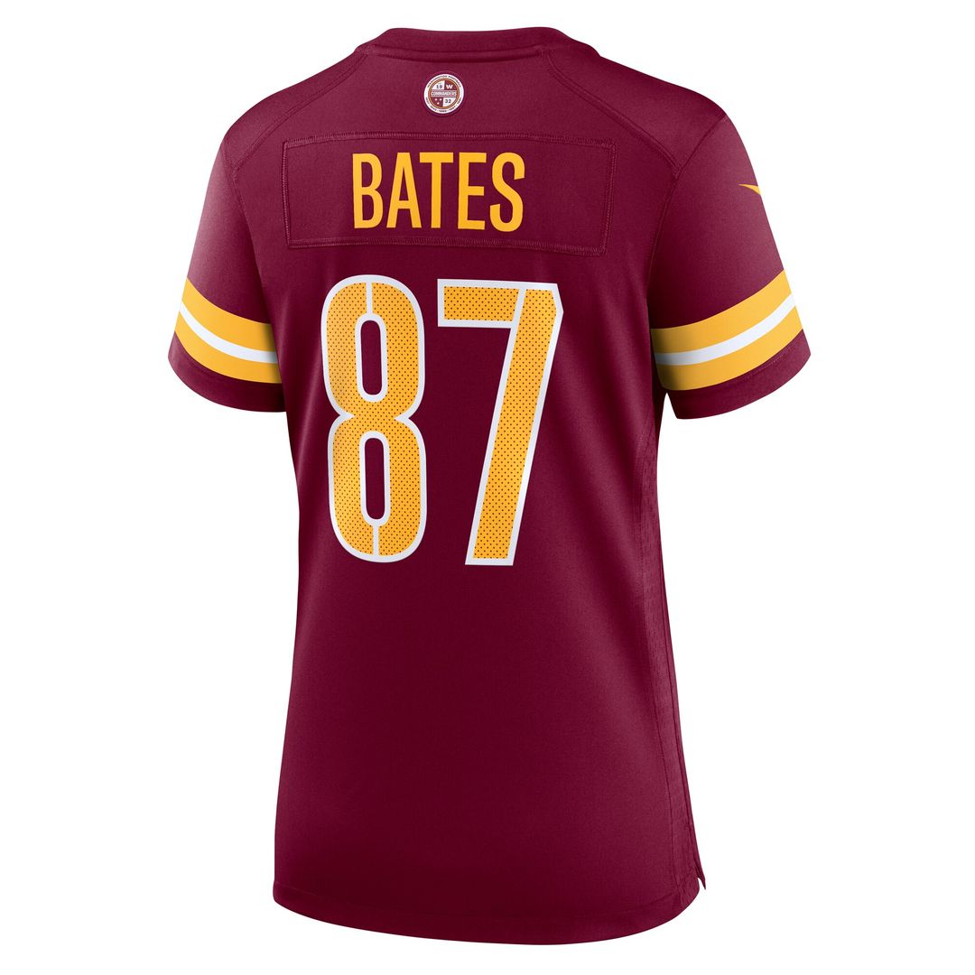 John Bates Washington Commanders Women's Game Jersey - Burgundy