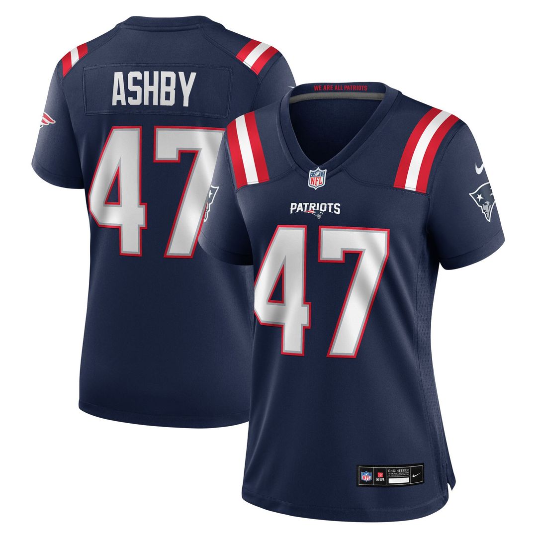 Julian Ashby New England Patriots Women's Team Game Jersey - Navy