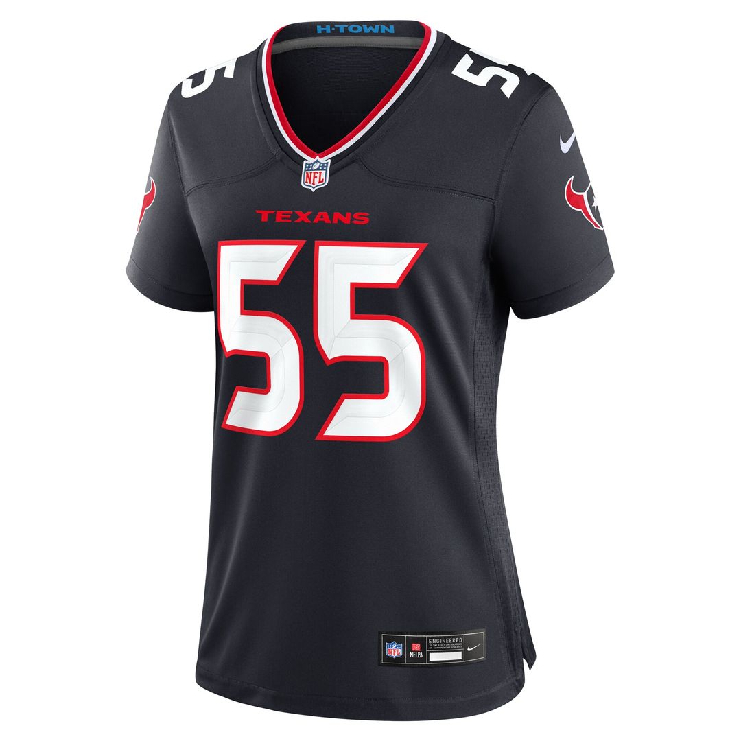 Danielle Hunter Houston Texans Women's Team Game Jersey - Navy