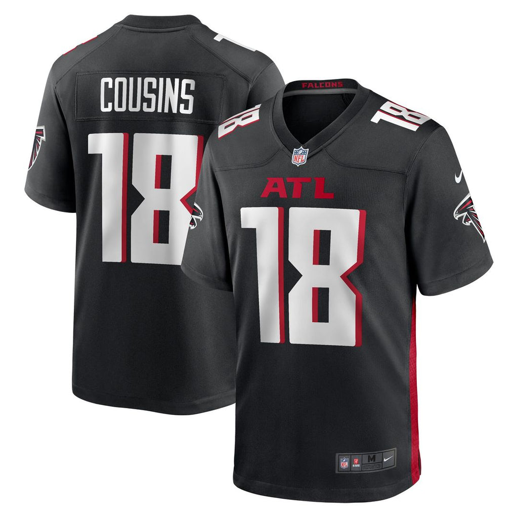 Kirk Cousins Atlanta Falcons Youth Game Jersey - Black