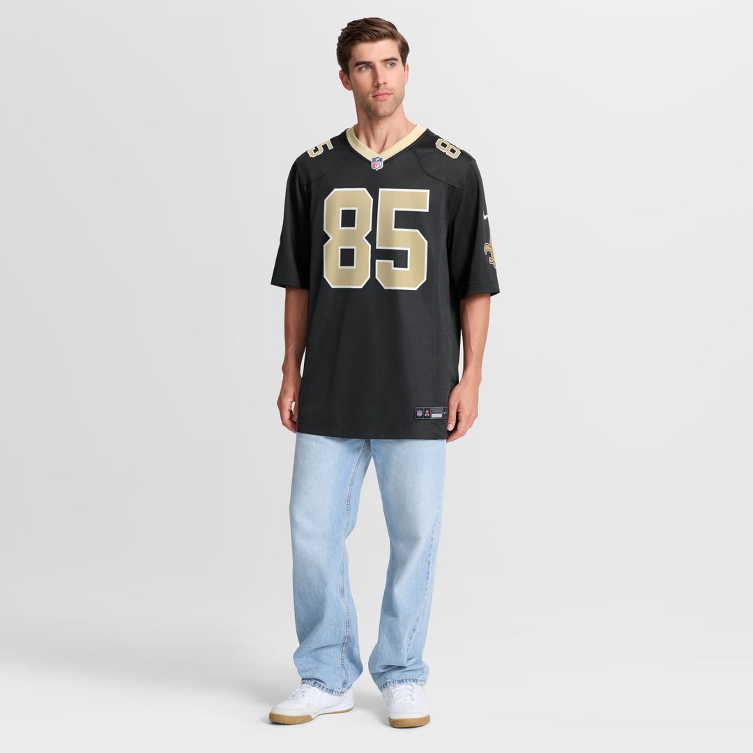 Mason Pline New Orleans Saints Team Game Jersey - Black