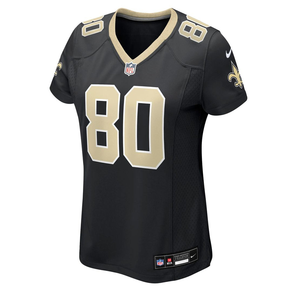 Moliki Matavao New Orleans Saints Women's Team Game Jersey - Black