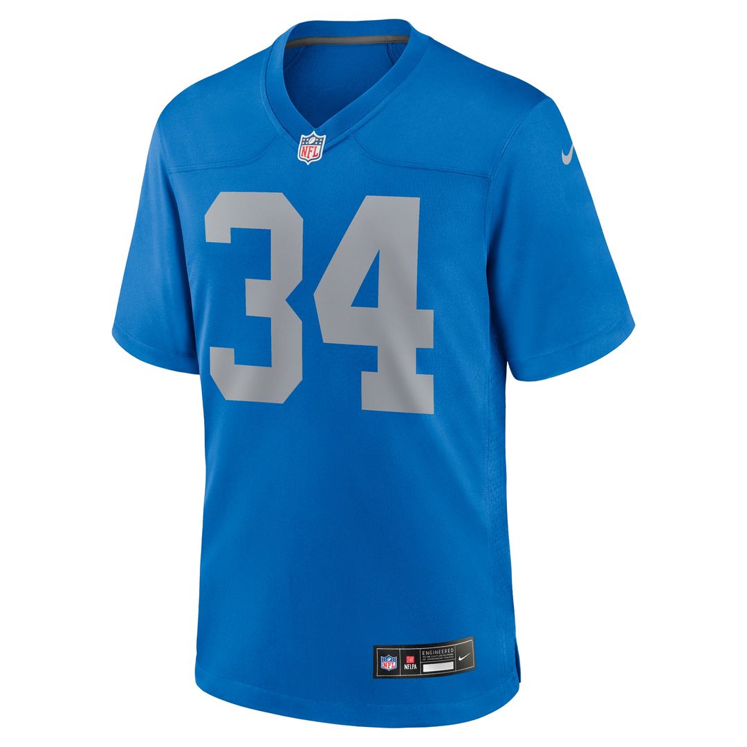 Alex Anzalone Detroit Lions Alternate Game Jersey - Blue