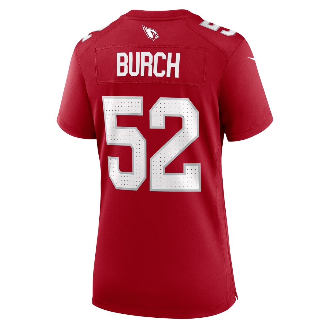 Burch Arizona Cardinals Women's Team Game Jersey - Cardinal