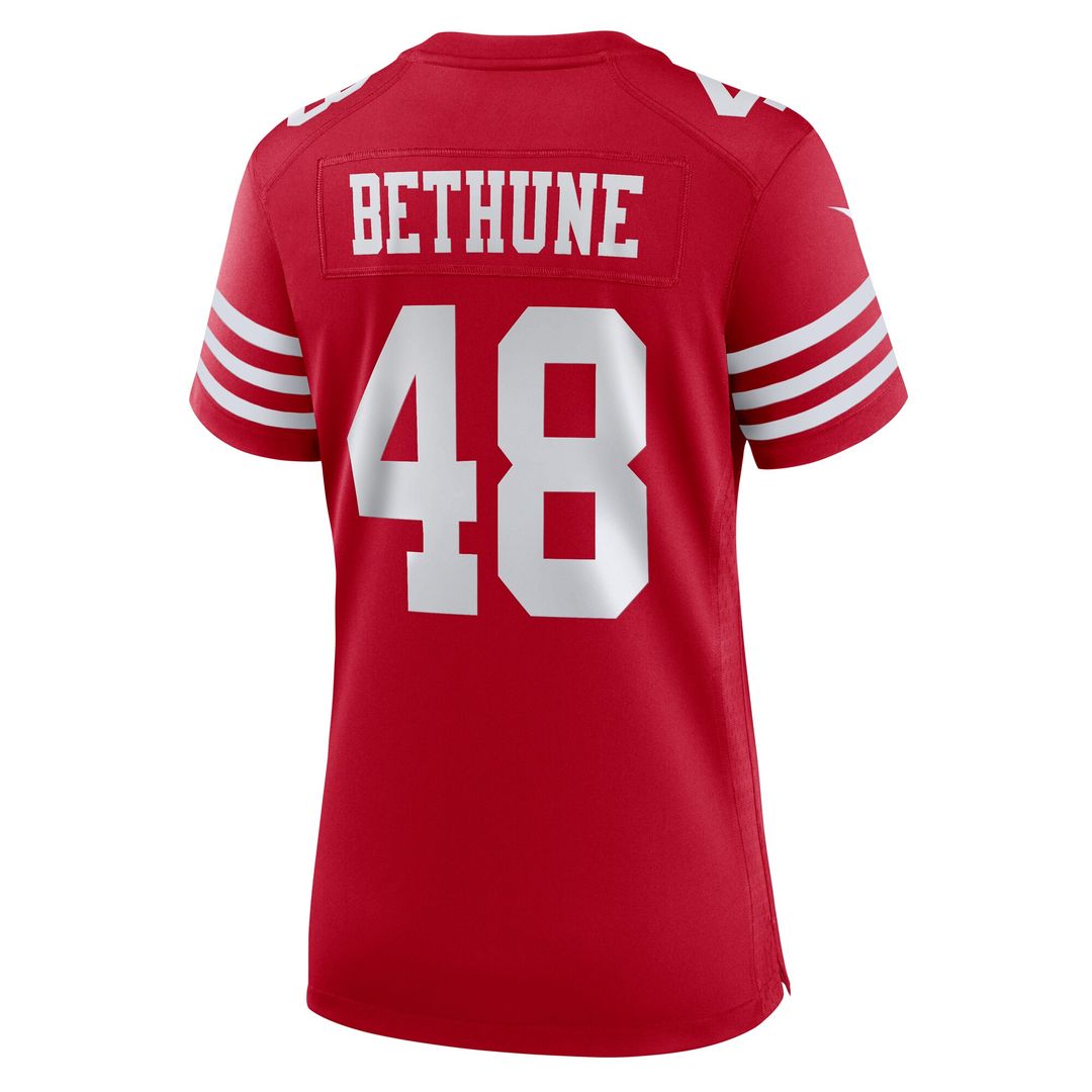 Tatum Bethune San Francisco 49ers Women's Team Game Jersey - Scarlet