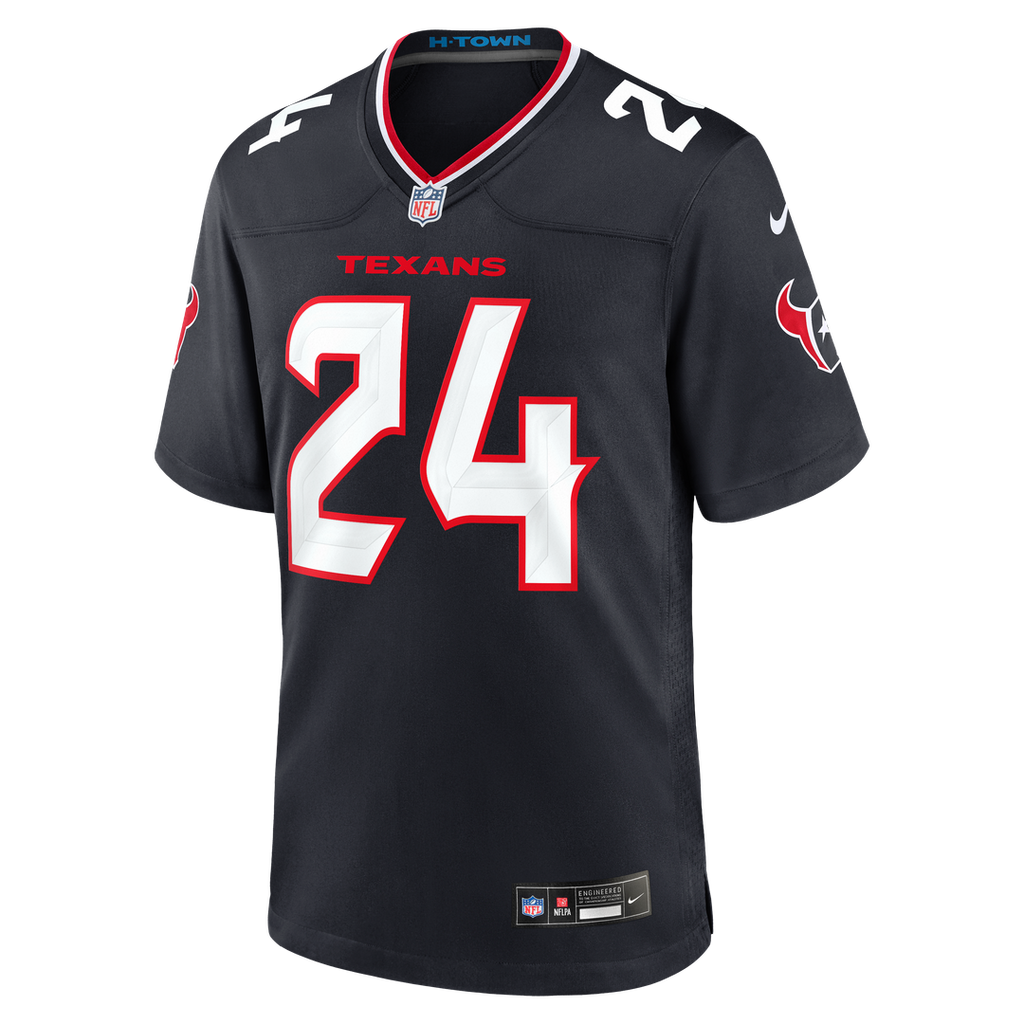 Derek Stingley Jr. Houston Texans Game Jersey - Navy