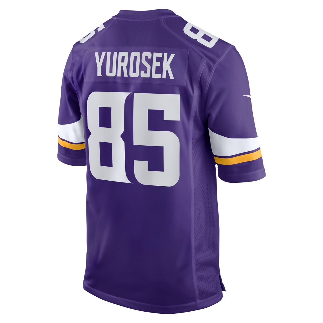 Ben Yurosek Minnesota Vikings Team Game Jersey - Purple