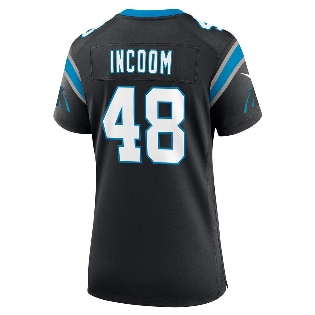 Thomas Incoom Carolina Panthers Women's Team Game Jersey - Black