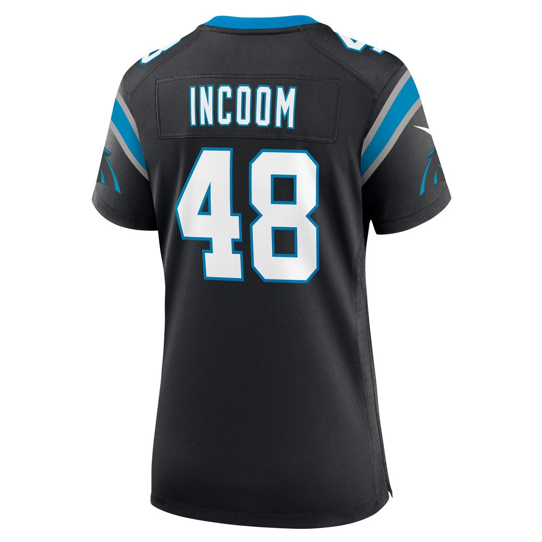 Thomas Incoom Carolina Panthers Women's Team Game Jersey - Black