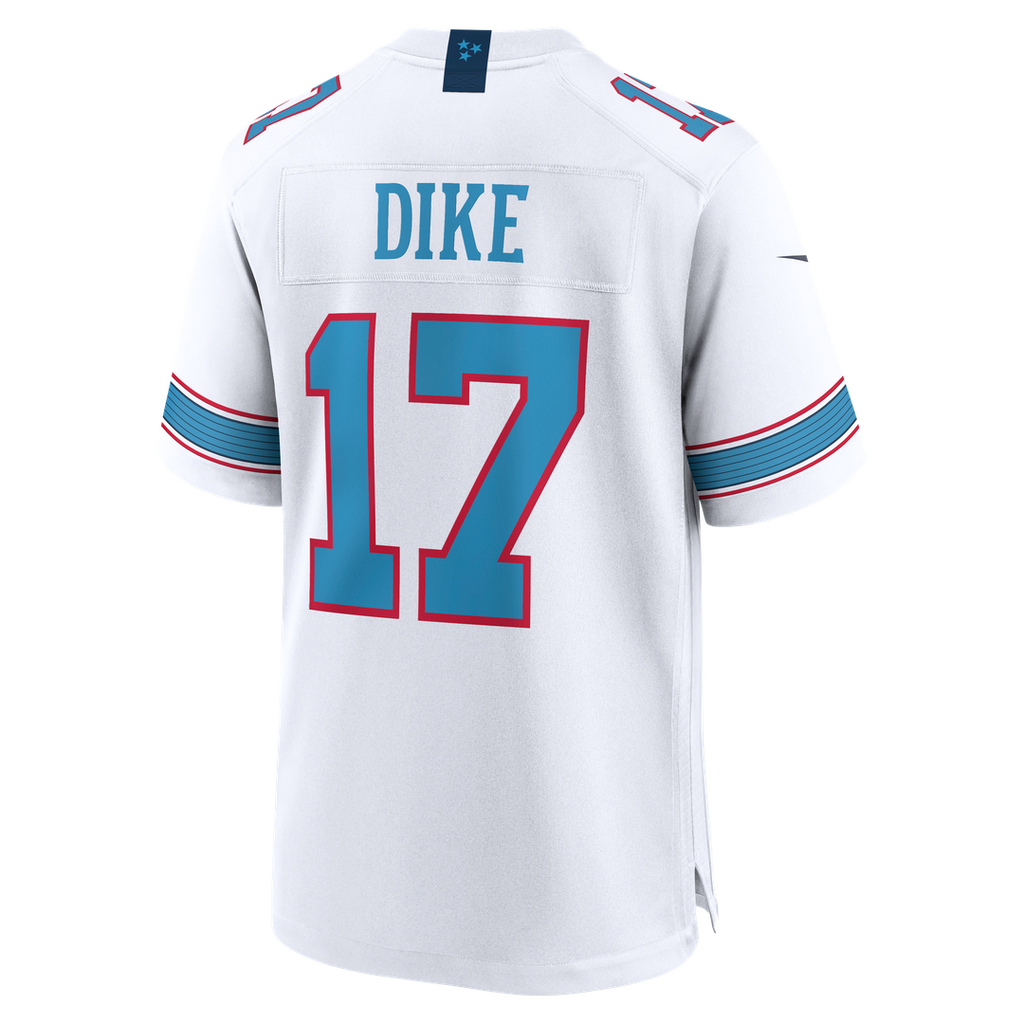 Chimere Dike Tennessee Titans Game Jersey - White