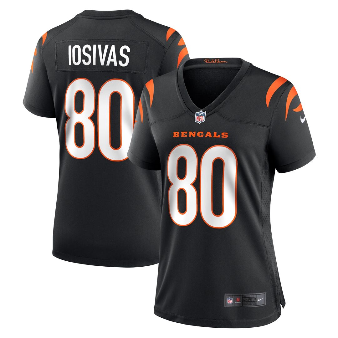 Andrei Iosivas Cincinnati Bengals Women's Team Game Jersey - Black