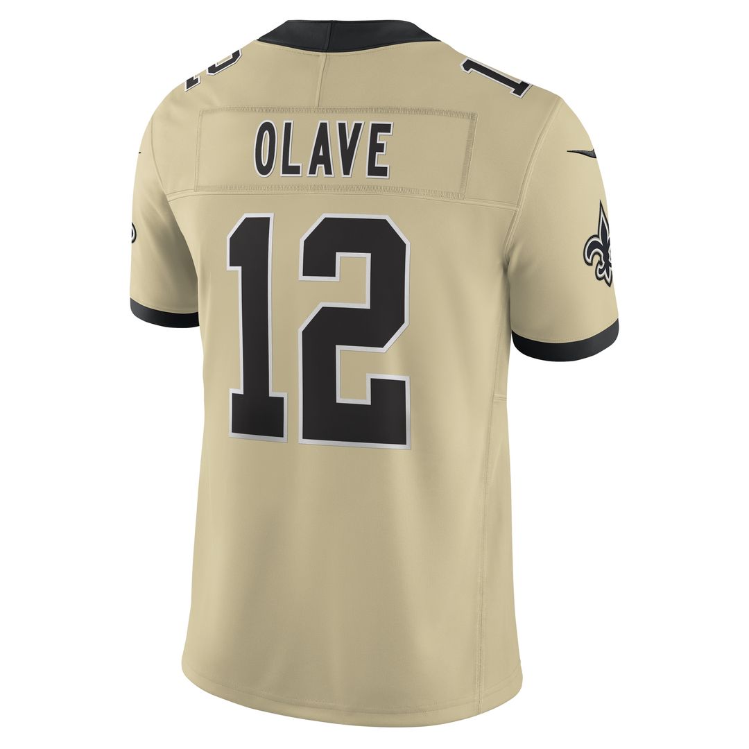 Chris Olave New Orleans Saints Gameday Golds Alternate Vapor F.U.S.E. Limited Jersey - Gold