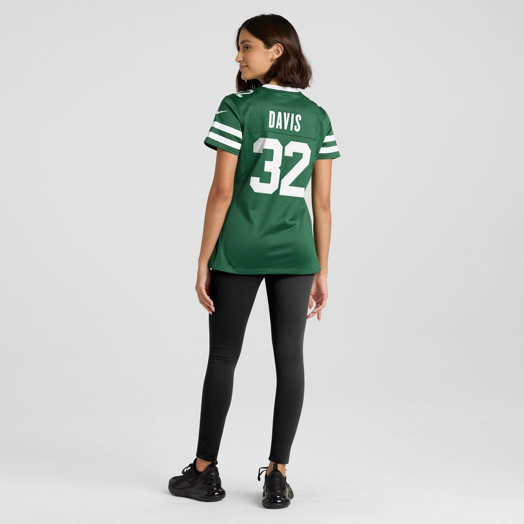 Isaiah Davis New York Jets Women's Game Jersey - Legacy Green