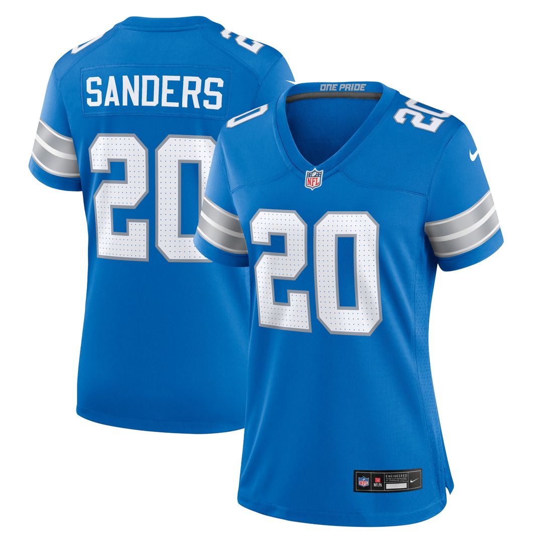 Barry Sanders Detroit Lions Women's Retired Player Game Jersey - Blue