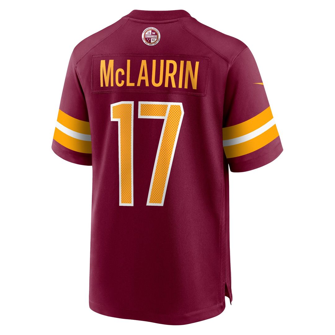 Terry McLaurin Washington Commanders Youth Game Jersey - Burgundy