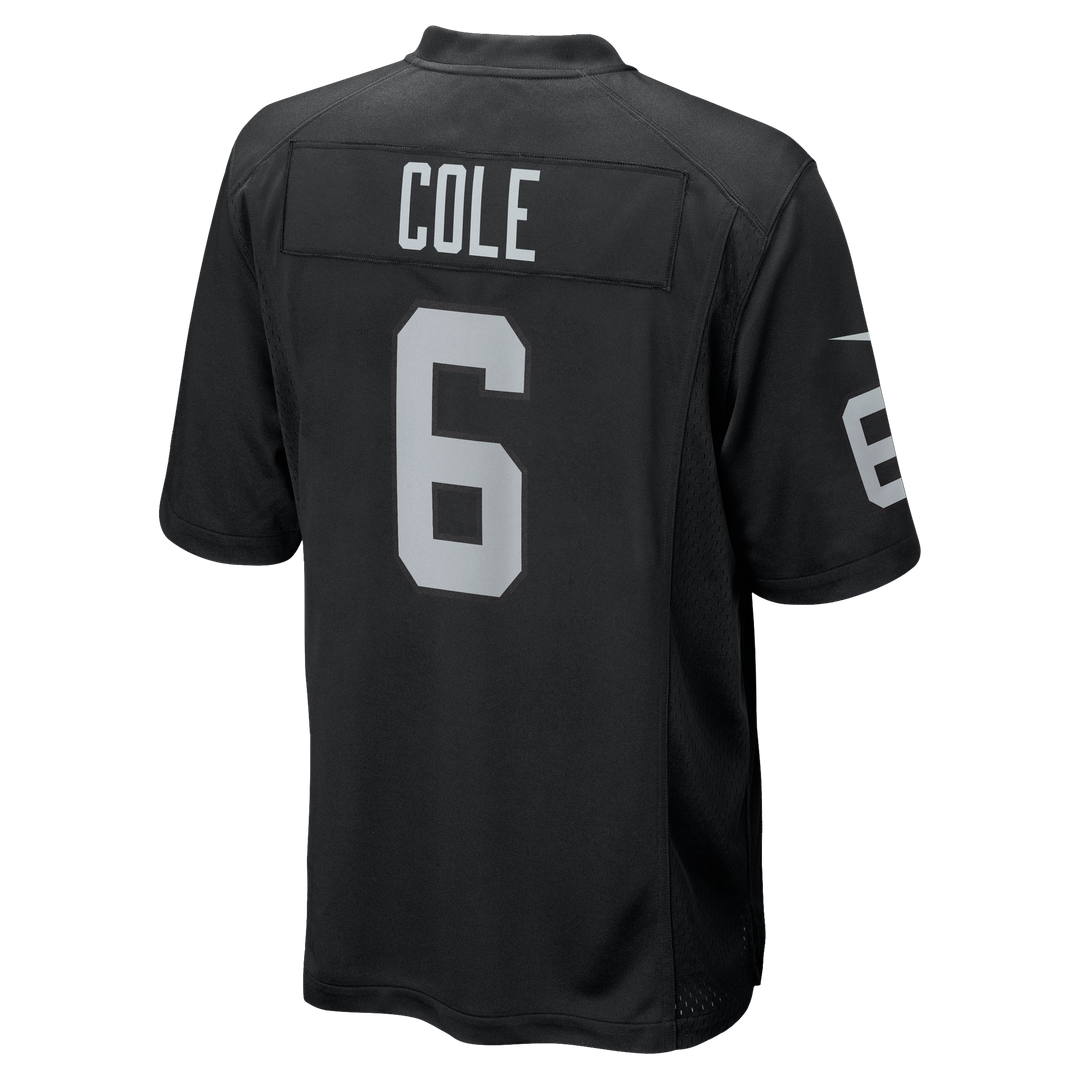 AJ Cole Las Vegas Raiders Game Jersey - Black
