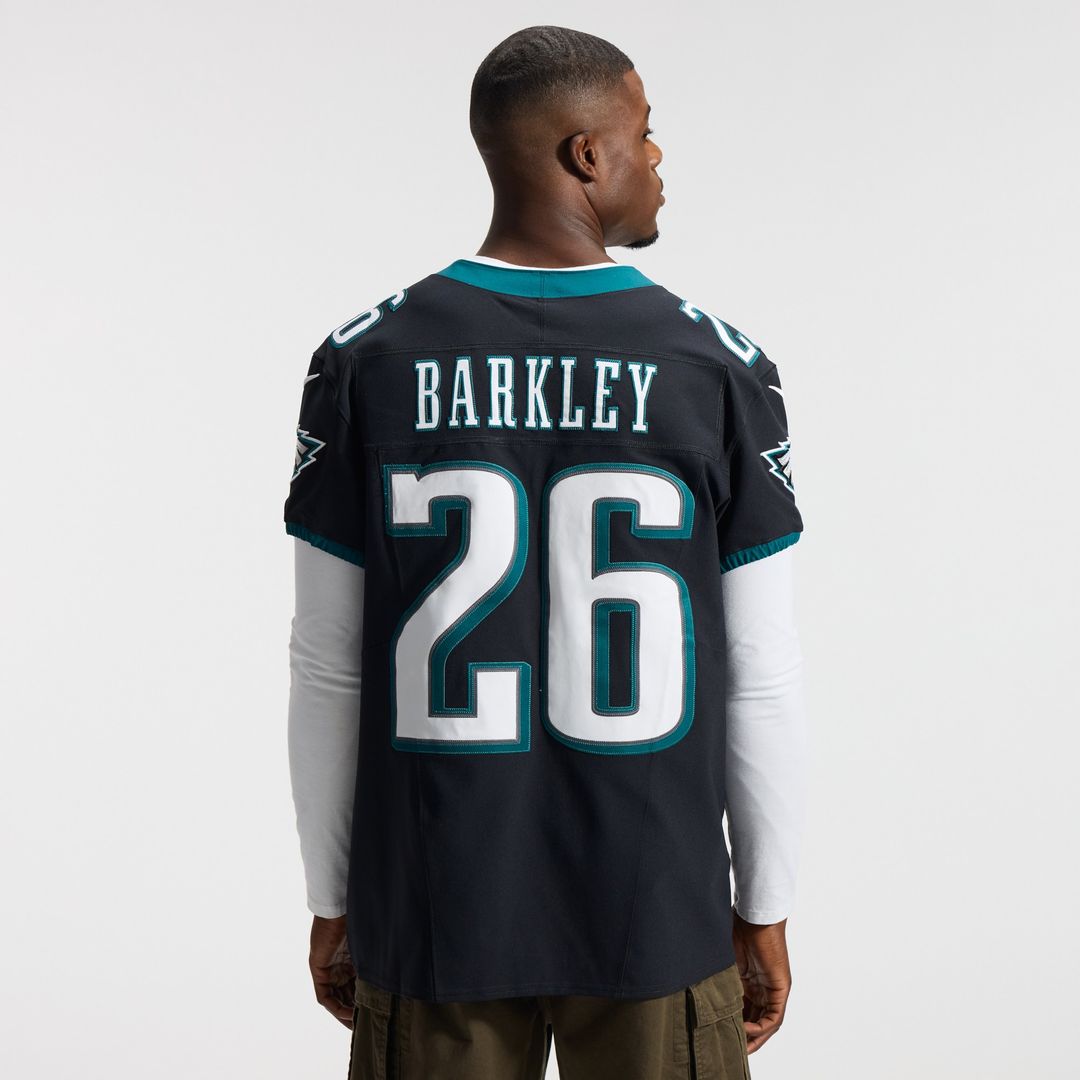 Saquon Barkley Philadelphia Eagles Alternate Vapor F.U.S.E. Elite Jersey - Black