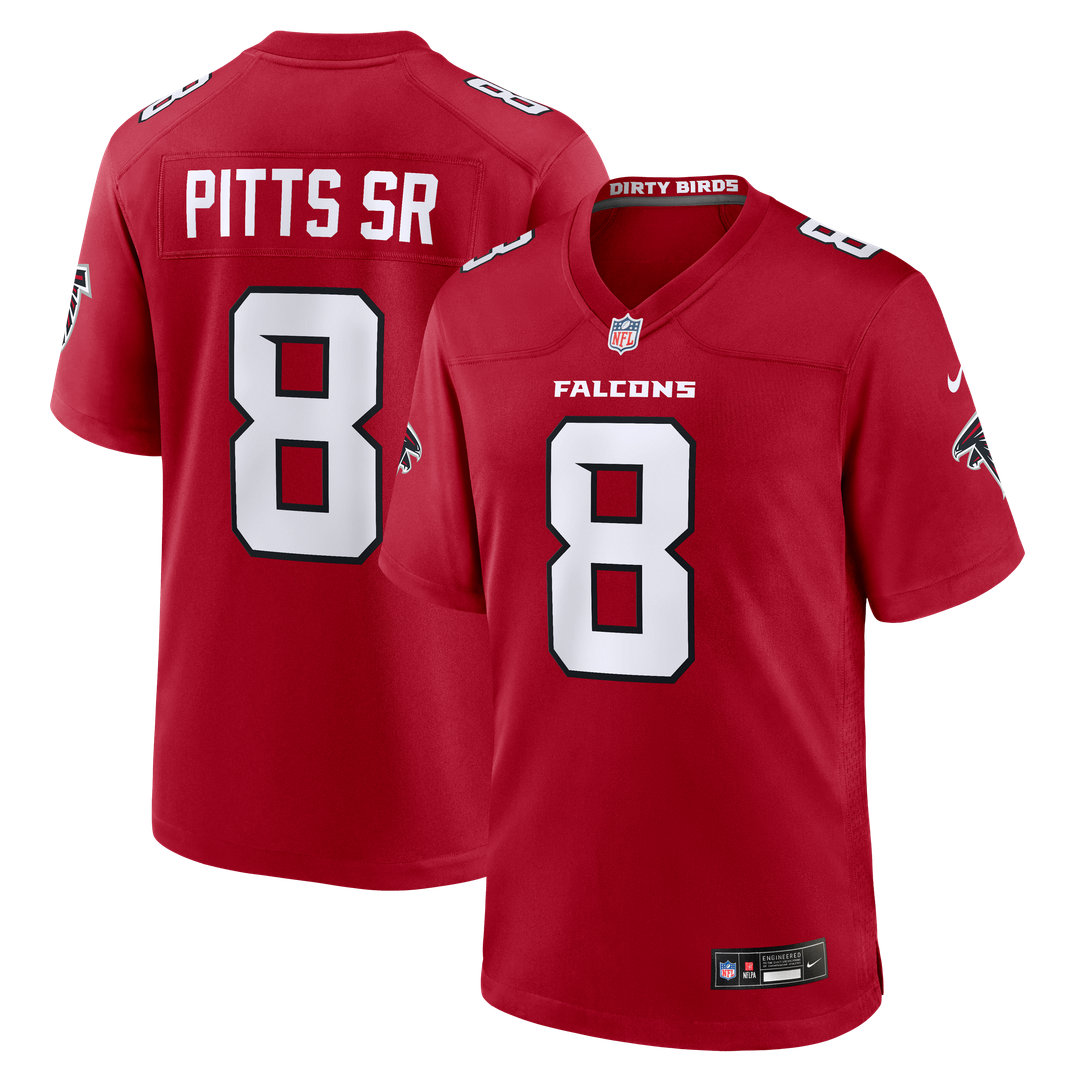 Kyle Pitts Sr. Atlanta Falcons Game Jersey - Red