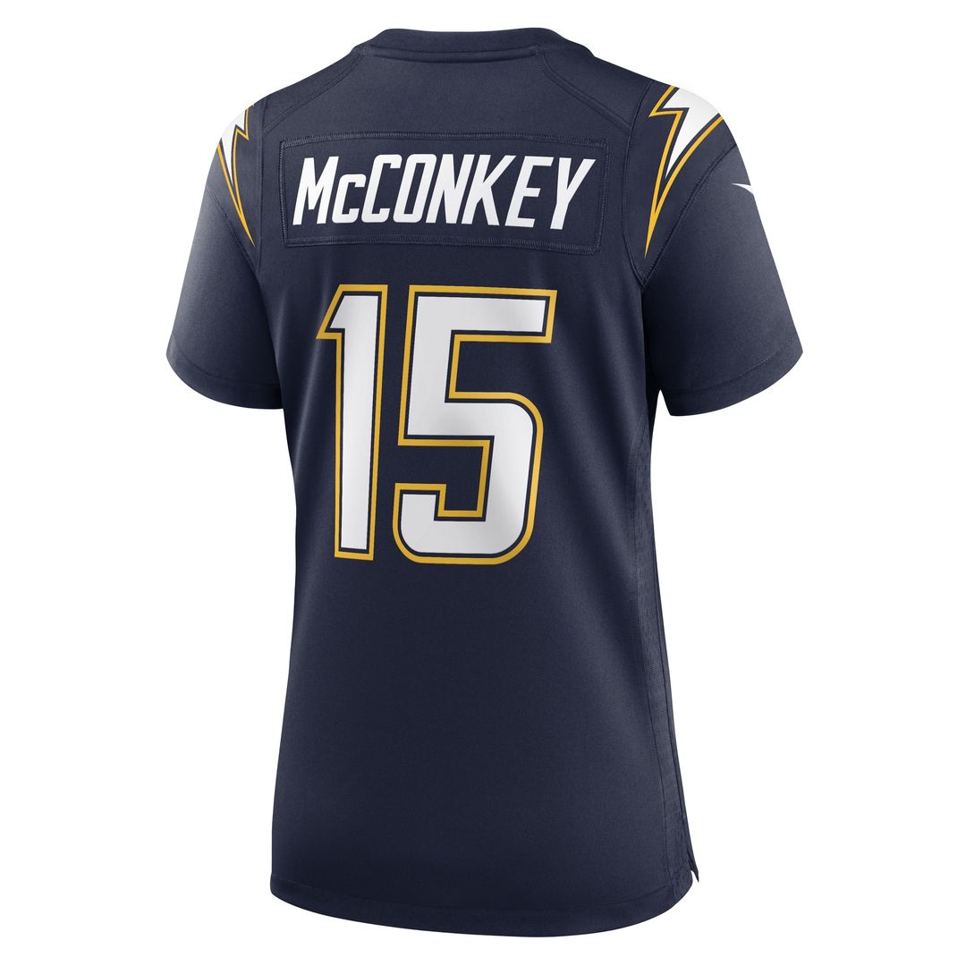 Ladd McConkey Los Angeles Chargers Women's Alternate Super Chargers Game Jersey - Navy