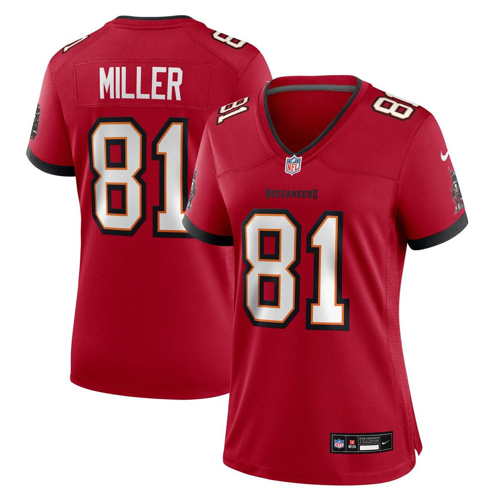 Ryan Miller Tampa Bay Buccaneers Women's Team Game Jersey - Red