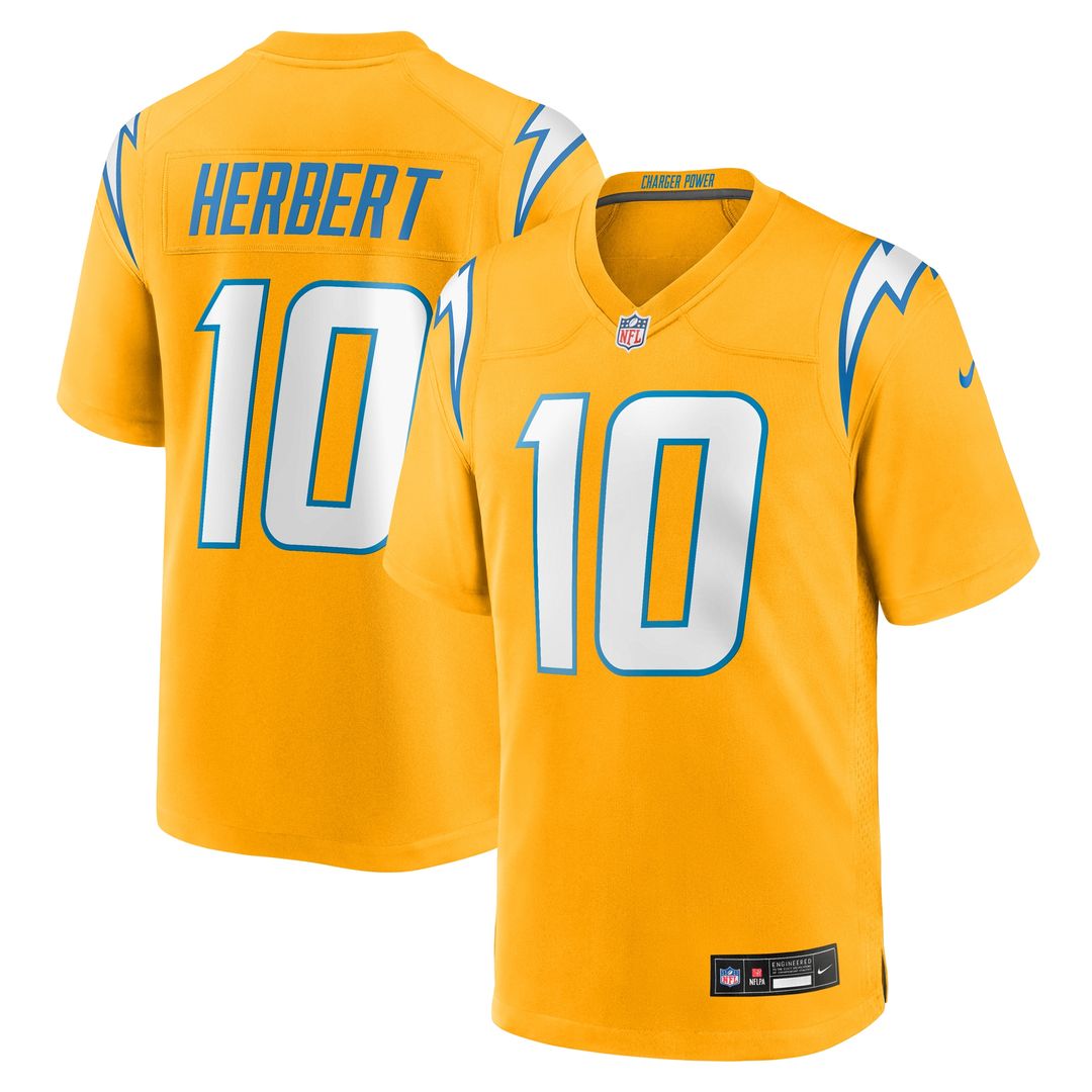Justin Herbert Los Angeles Chargers Youth Alternate Super Chargers Game Player Jersey - Navy