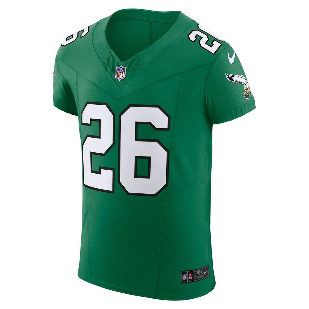 Saquon Barkley Philadelphia Eagles Alternate Vapor F.U.S.E. Elite Jersey - Black