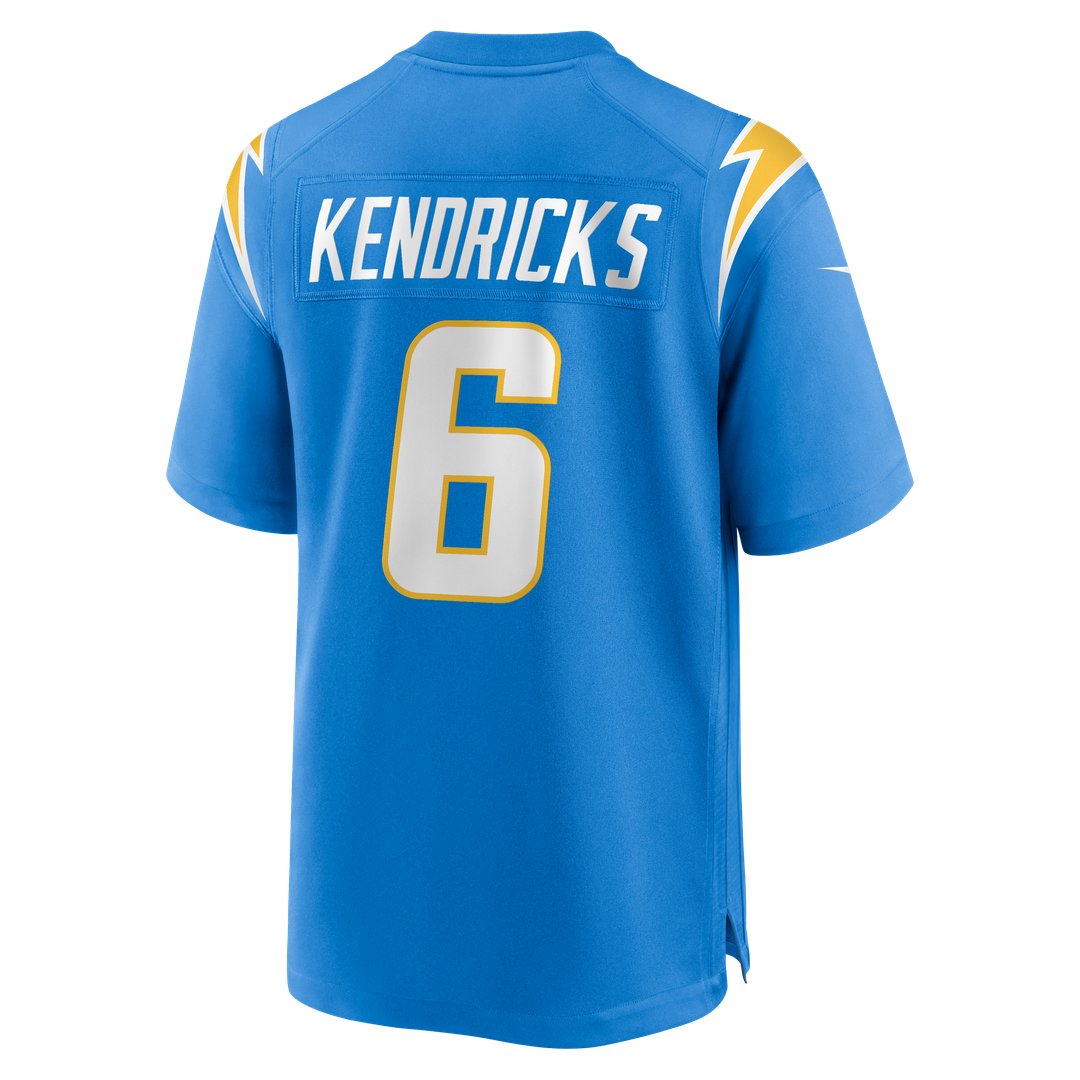 Eric Kendricks Los Angeles Chargers Game Player Jersey - Powder Blue