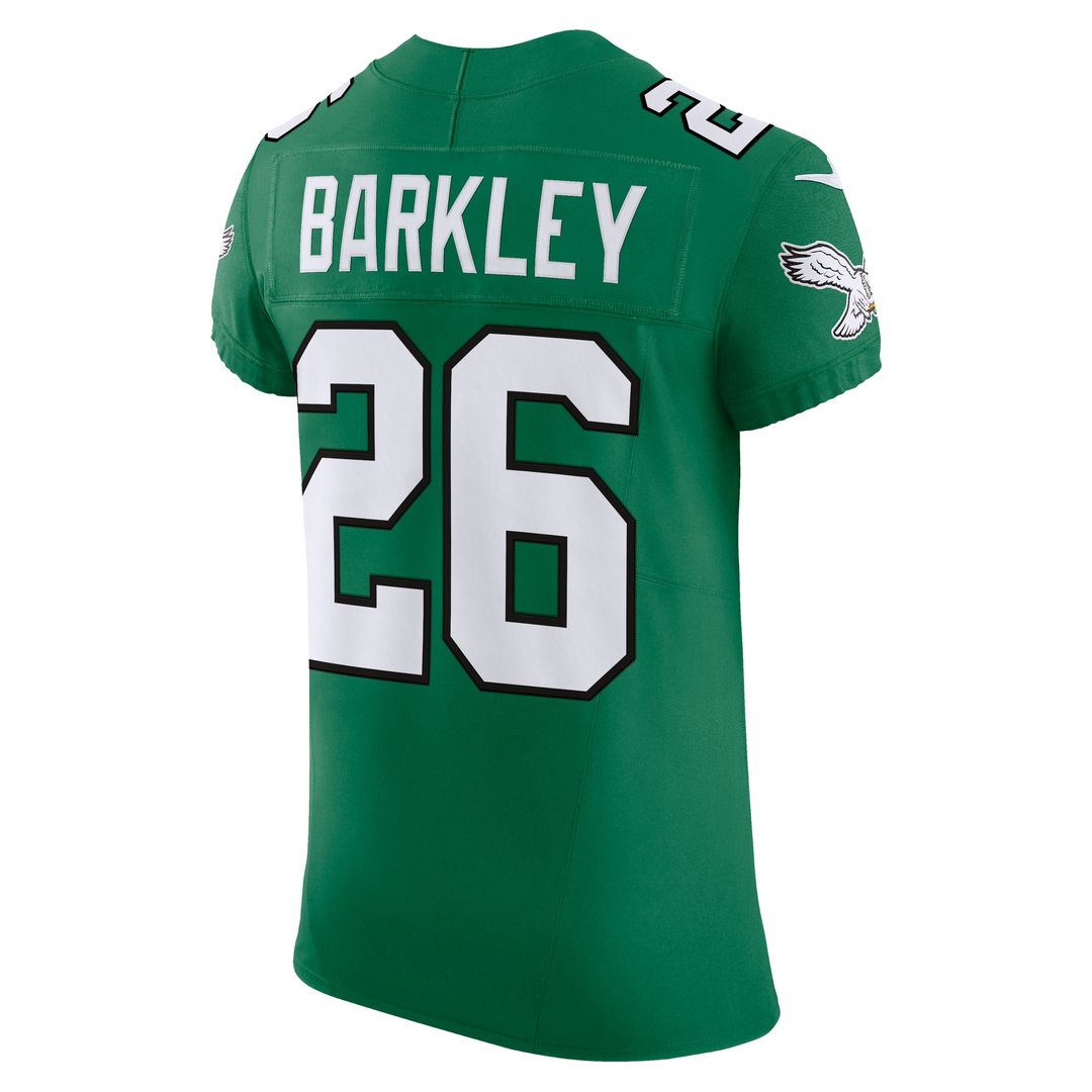 Saquon Barkley Philadelphia Eagles Alternate Vapor F.U.S.E. Elite Jersey - Black