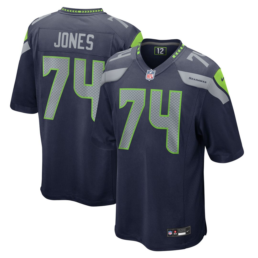 Josh Jones Seattle Seahawks Team Game Jersey - College Navy