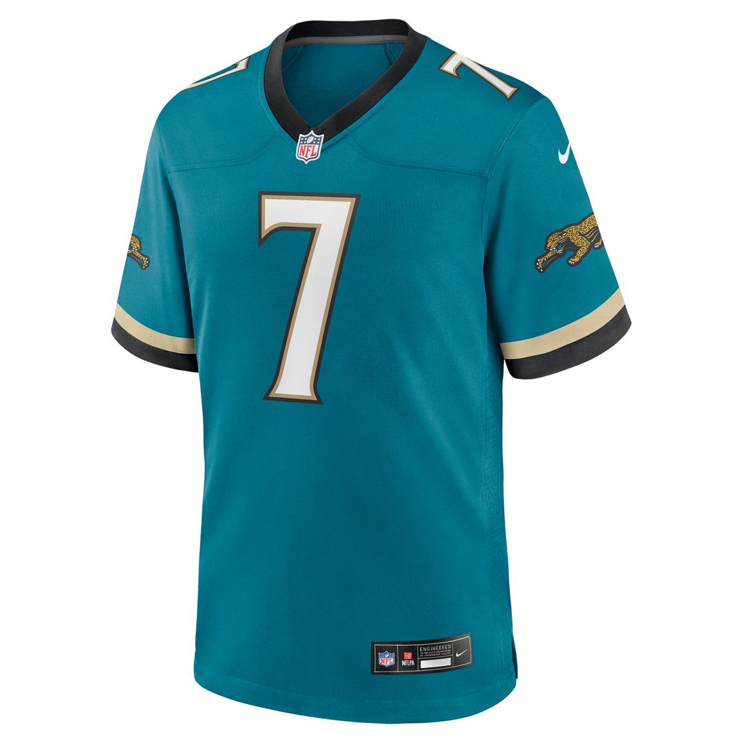 Brian Thomas Jr. Jacksonville Jaguars Alternate Game Jersey - Teal