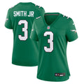 Nolan Smith Philadelphia Eagles Women's Alternate Game Jersey - Kelly Green