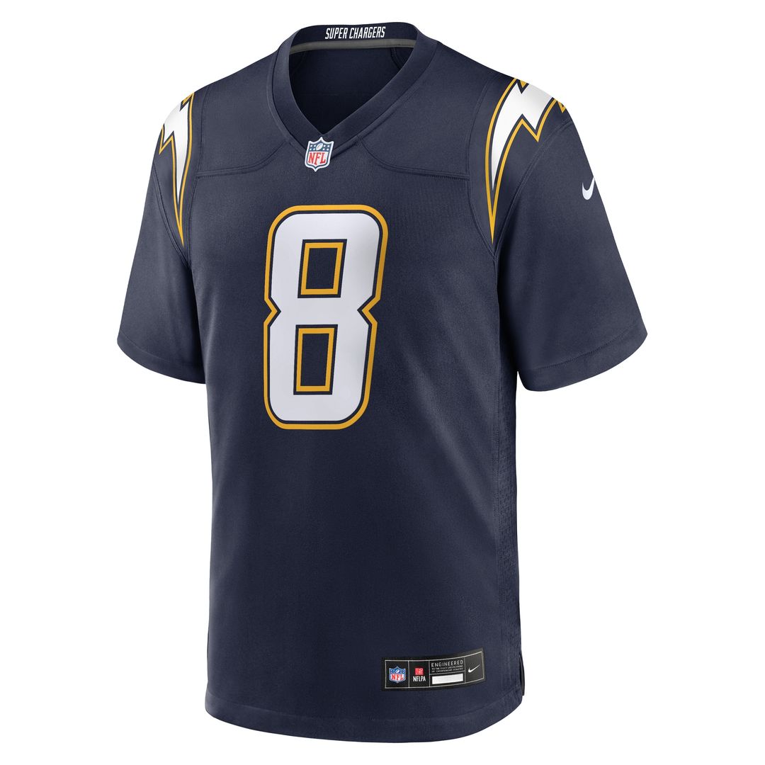 Omarion Hampton Los Angeles Chargers Game Player Jersey - Powder Blue
