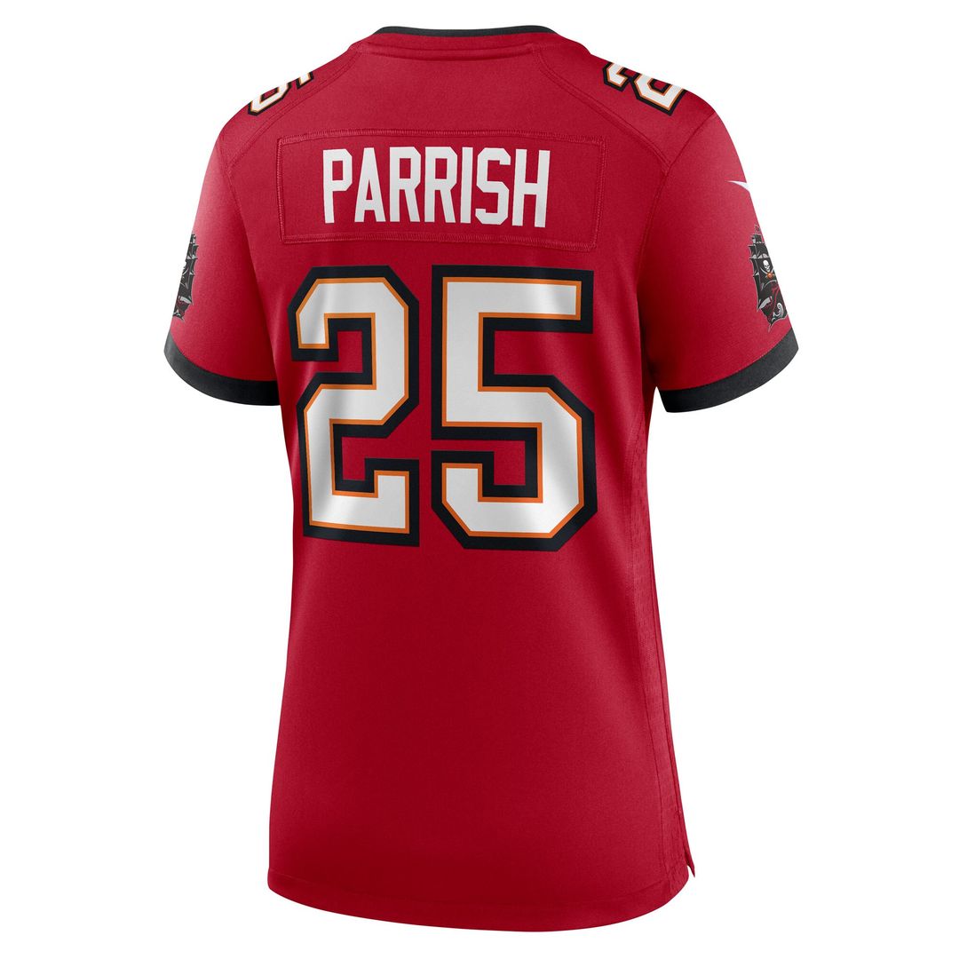 Jacob Parrish Tampa Bay Buccaneers Women's Team Game Jersey - Red