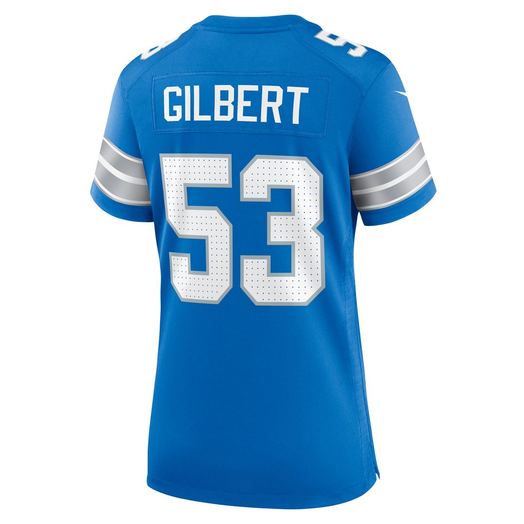 DaRon Gilbert Detroit Lions Women's Game Jersey - Blue