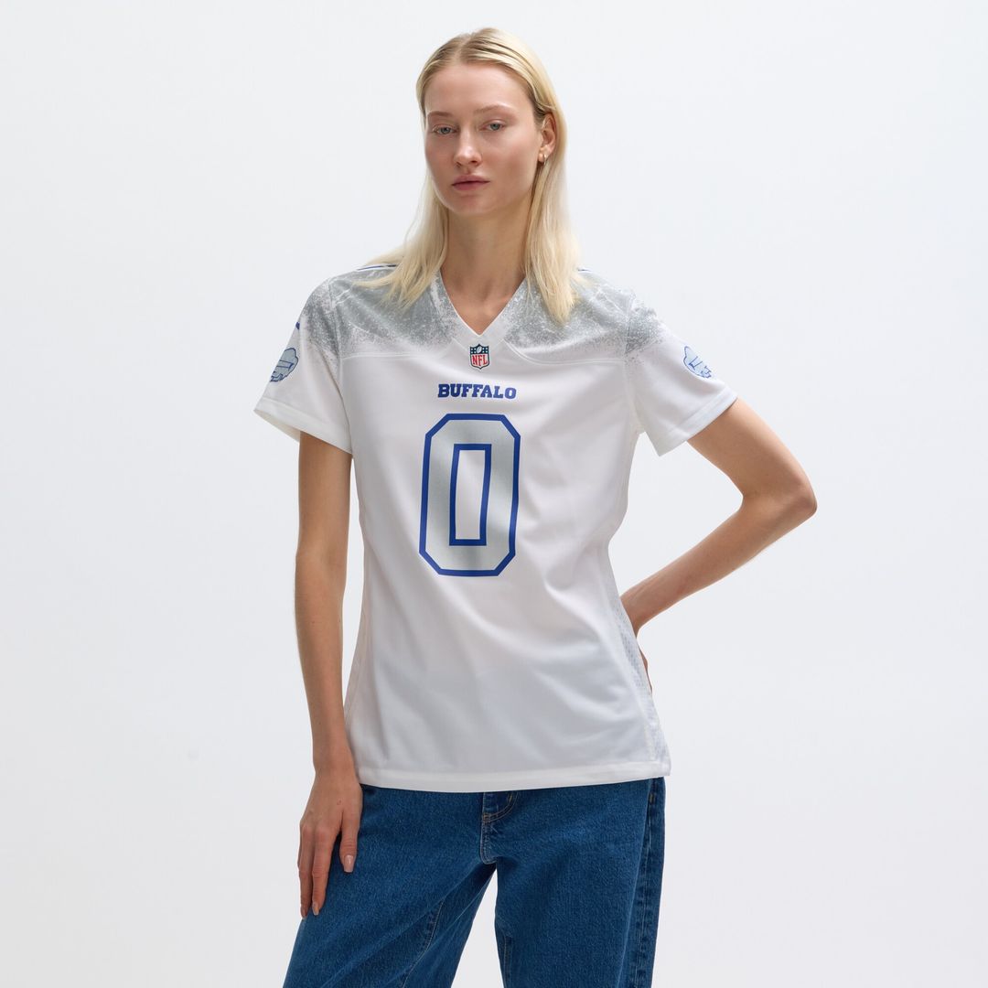 Keon Coleman Buffalo Bills Women's 2025 Rivalries Collection Game Jersey - White