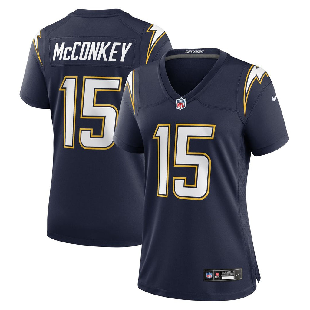 Ladd McConkey Los Angeles Chargers Women's Game Jersey - Powder Blue