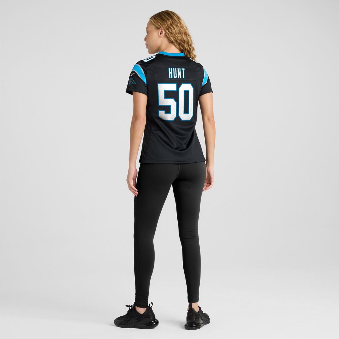 Robert Hunt Carolina Panthers Women's Game Jersey - Black