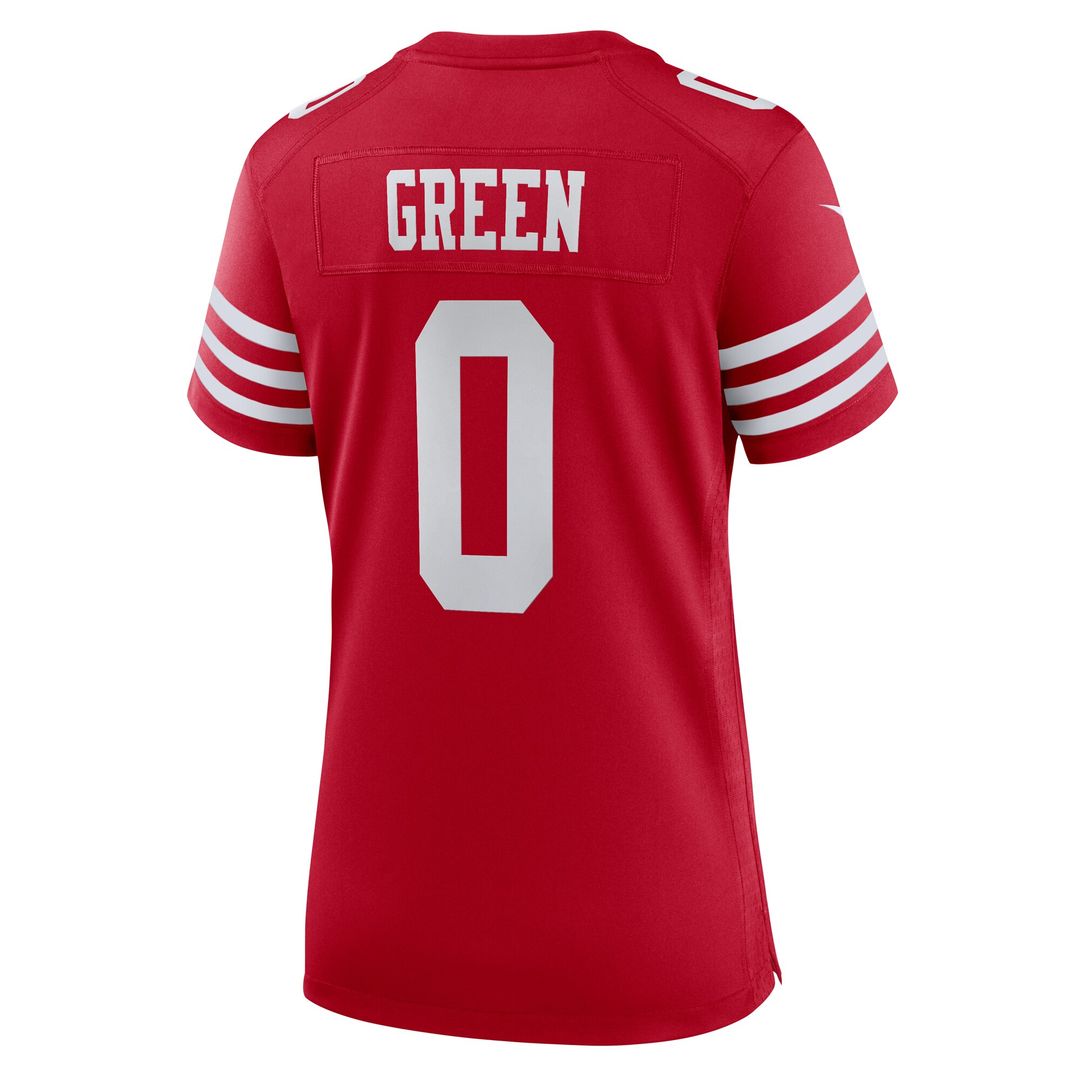 Renardo Green San Francisco 49ers Women's Team Game Jersey - Scarlet