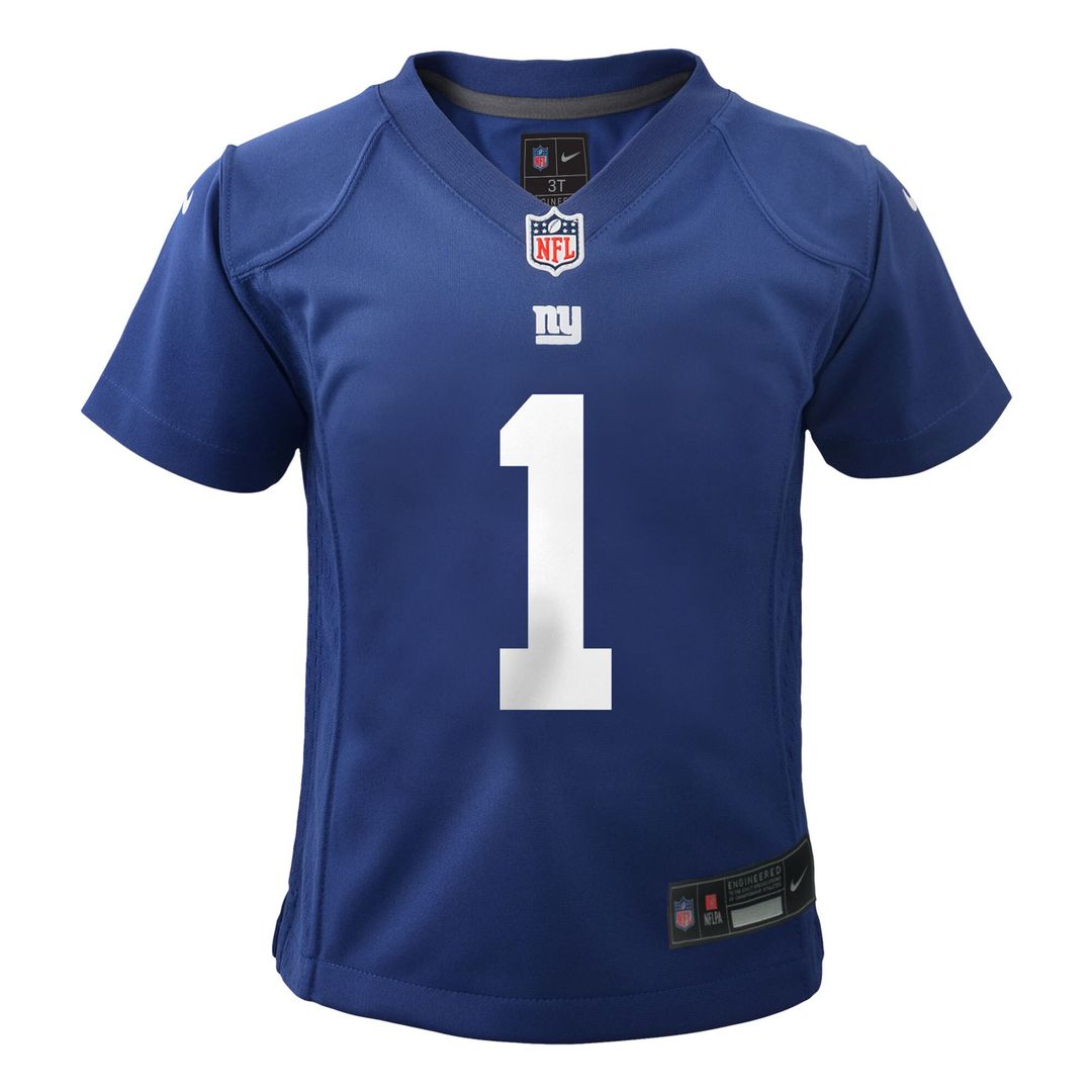 Malik Nabers New York Giants Toddler Game Jersey - Royal