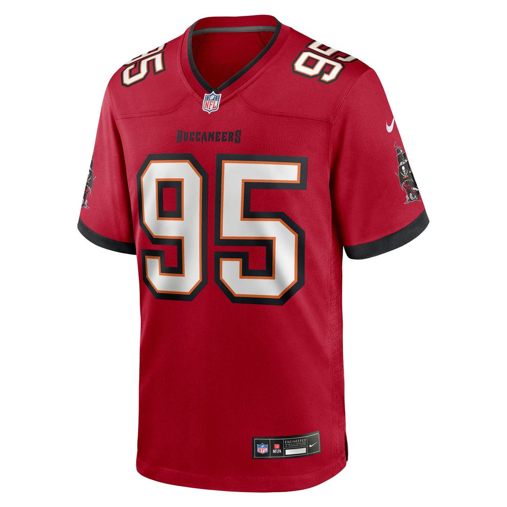 Elijah Roberts Tampa Bay Buccaneers Team Game Jersey - Red