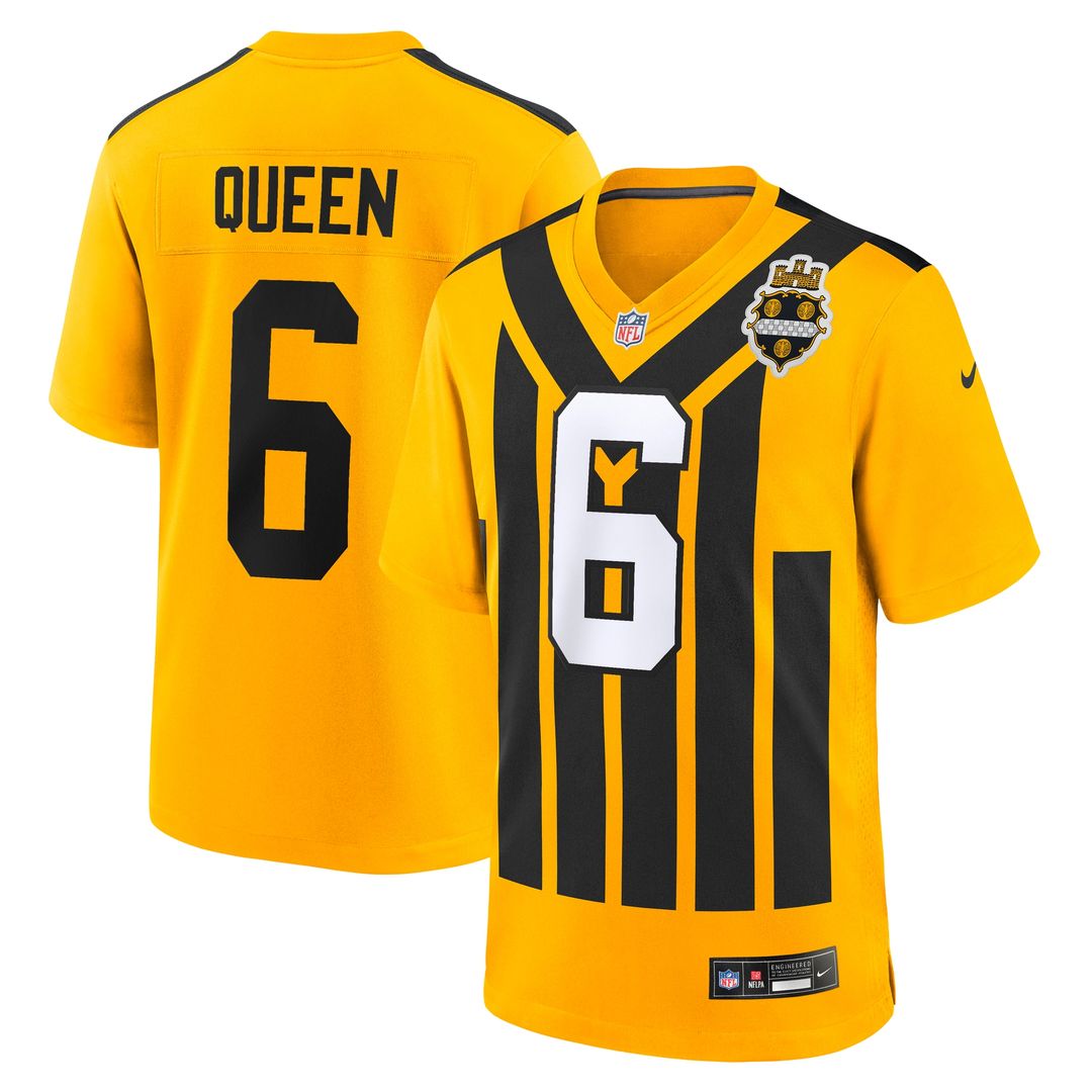 Patrick Queen Pittsburgh Steelers Game Player Jersey - Black
