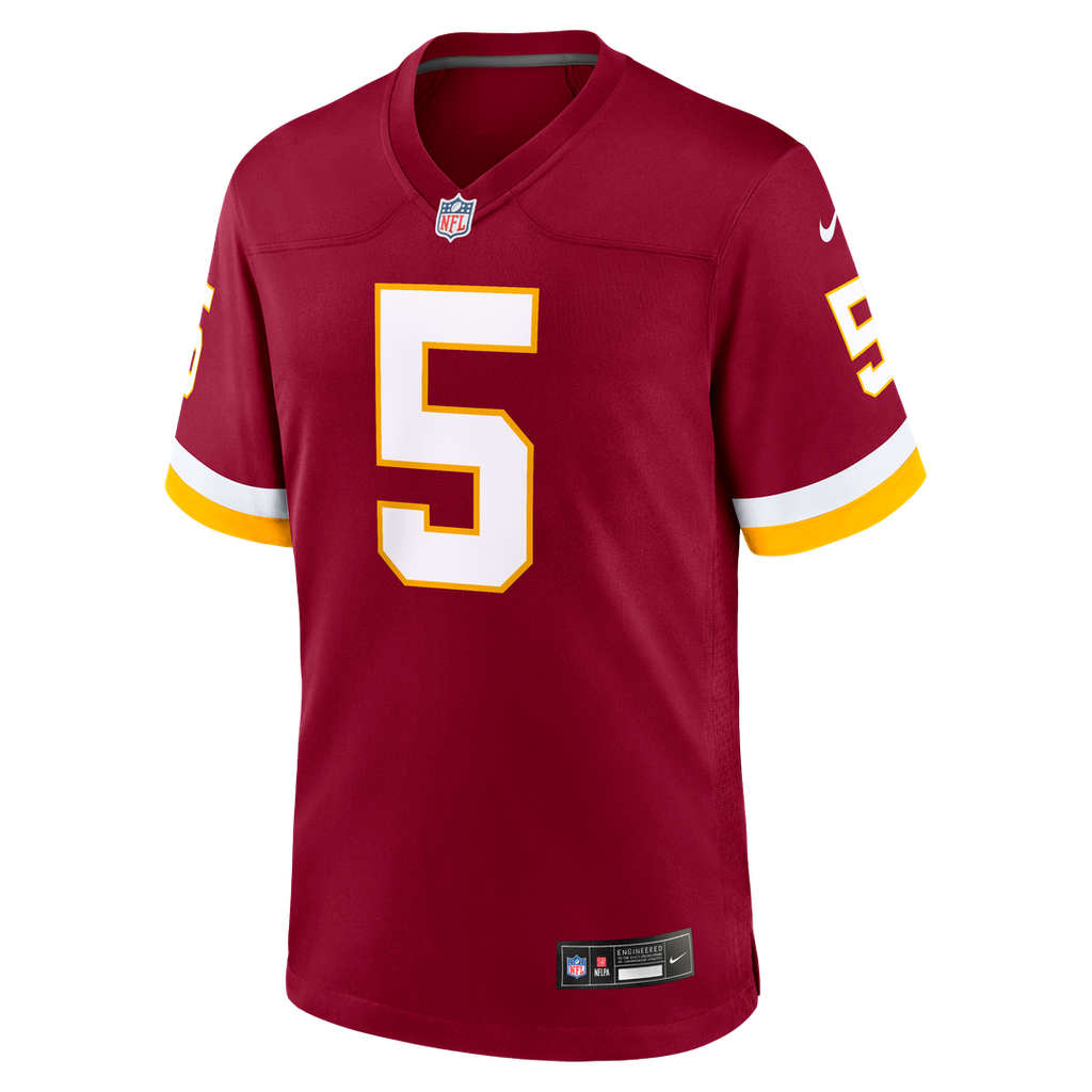 Jayden Daniels Washington Commanders Game Jersey - Burgundy