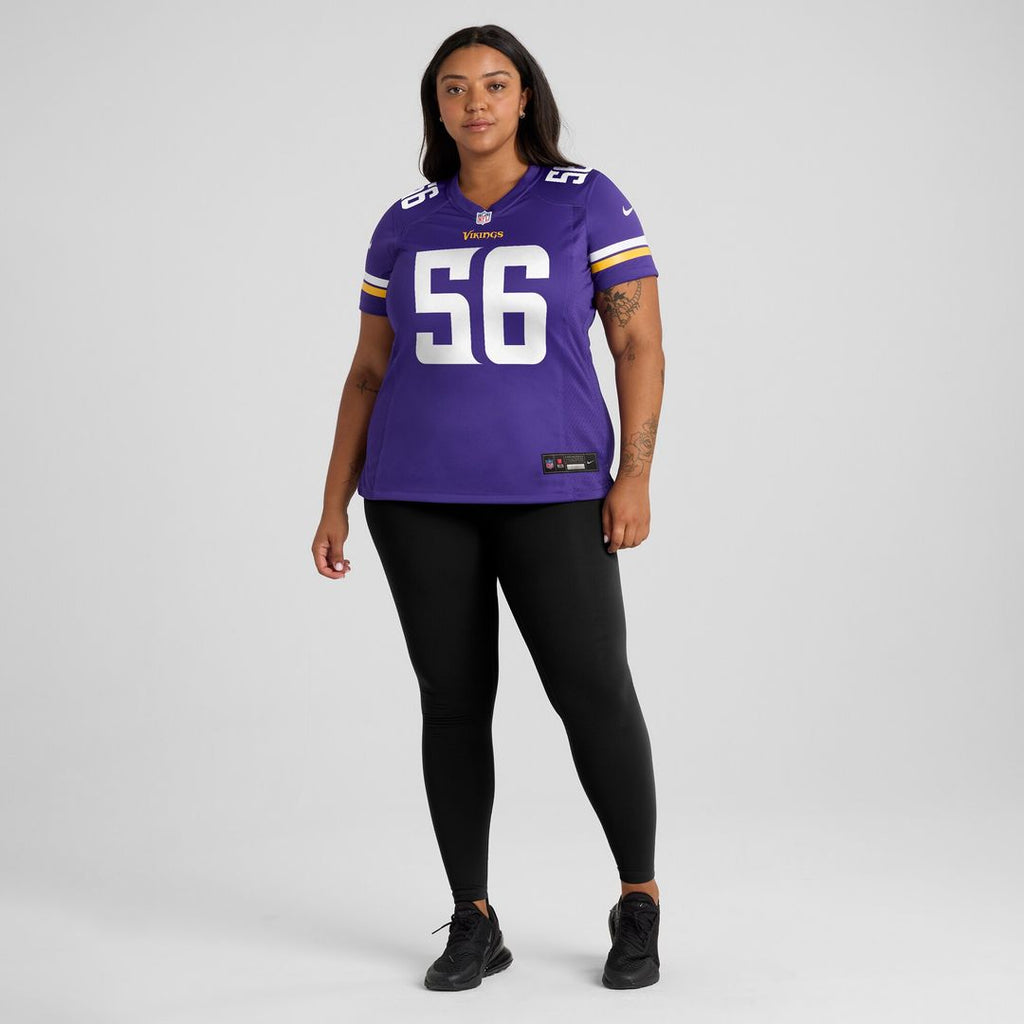 Chris Doleman Minnesota Vikings Women's Game Retired Player Jersey - Purple