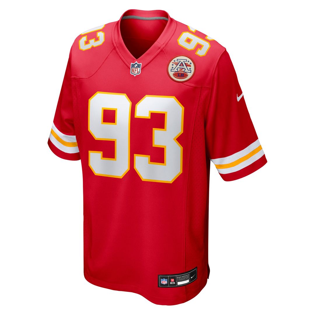 Zacch Pickens Kansas City Chiefs Team Game Jersey - Red