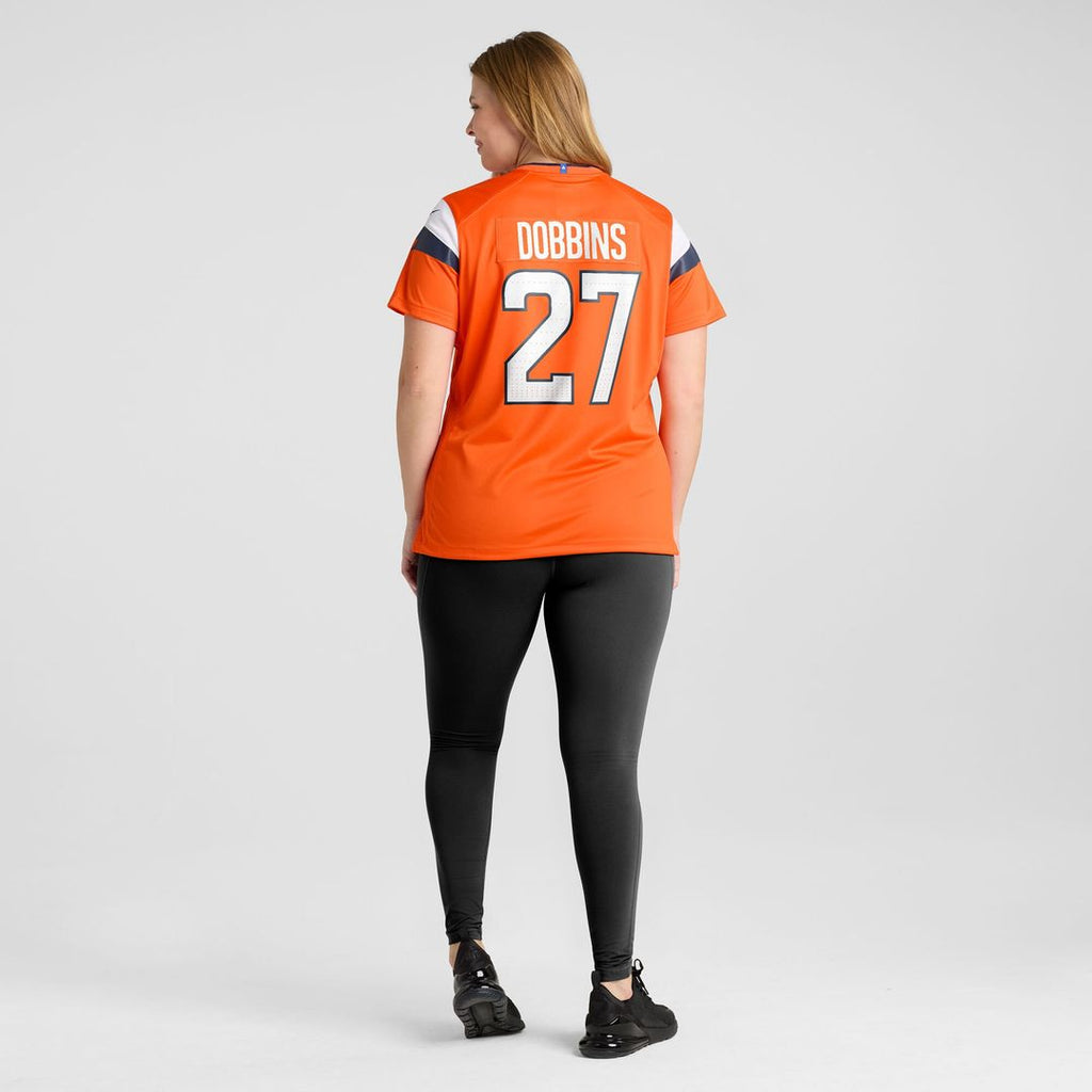 J.K. Dobbins Denver Broncos Women's Team Game Jersey - Orange