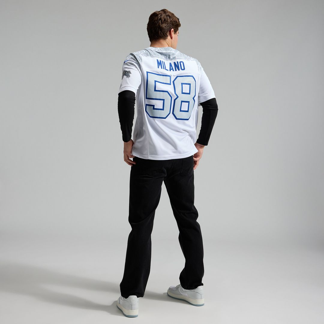 Matt Milano Buffalo Bills 2025 Rivalries Collection Stitched Limited Jersey - White