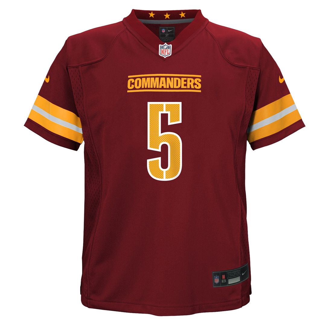 Jayden Daniels Washington Commanders Toddler Game Jersey - Burgundy